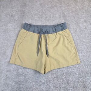 Free Fly  Women's Hydro Shorts Bamboo Blend Size M Yellow Beach Hiking Sporty